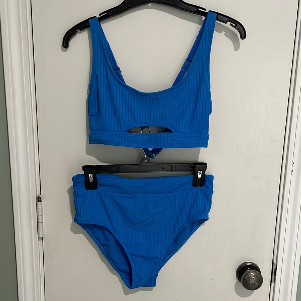 Time and Tru Blue Bikini Set